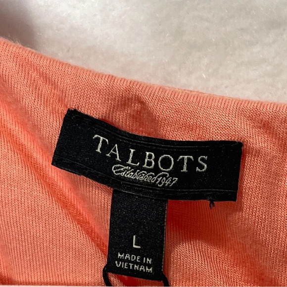 Talbots Coral Sequin Tank Top - Picture 5 of 7